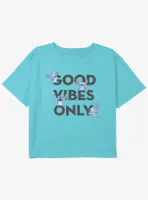 Disney Lilo & Stitch Vibes Girls Youth Crop T-Shirt