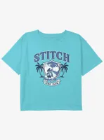 Disney Lilo & Stitch Surf Team Girls Youth Crop T-Shirt