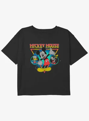 Disney Mickey Mouse Mickey's Friends Girls Youth Crop T-Shirt