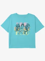 Disney The Little Mermaid Kind Brave Bold Girls Youth Crop T-Shirt