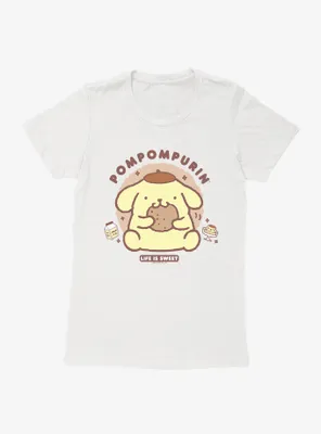 Pompompurin Life Is Sweet Womens T-Shirt