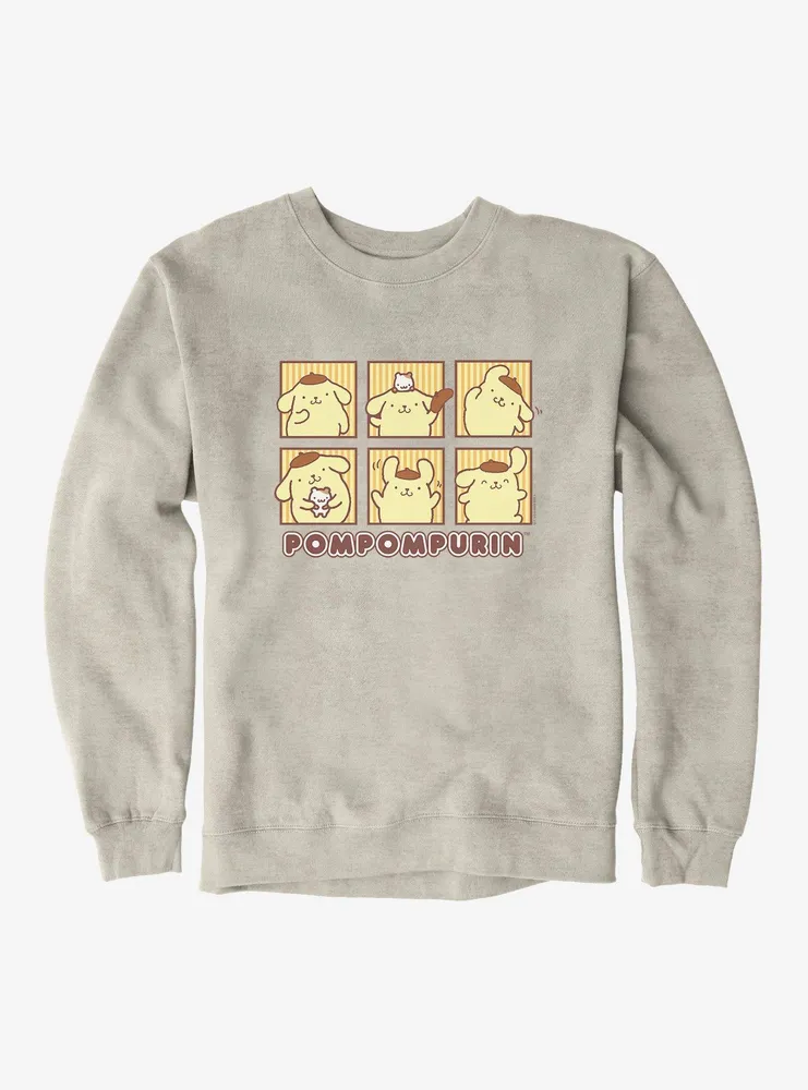 Pompompurin Grid Portrait Sweatshirt