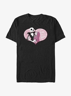 Disney The Nightmare Before Christmas Jack & Sally Love You To Death T-Shirt