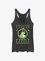 Disney Princess & The Frog Tiana Ugly Holiday Girls Tank