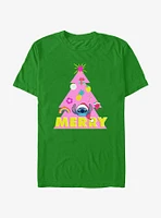 Disney Lilo & Stitch Merry Christmas Tree T-Shirt