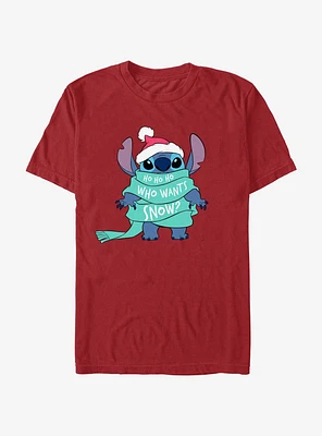 Disney Lilo & Stitch Who Wants Snow T-Shirt