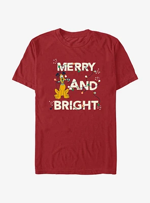 Disney Pluto Merry And Bright T-Shirt