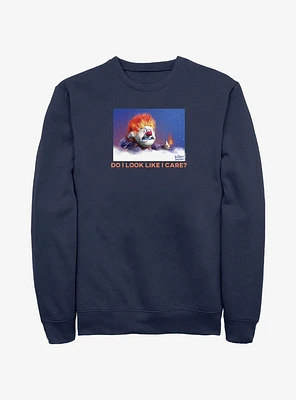 The Year Without a Santa Claus Heat Miser Do I Look Like Care Meme Sweatshirt