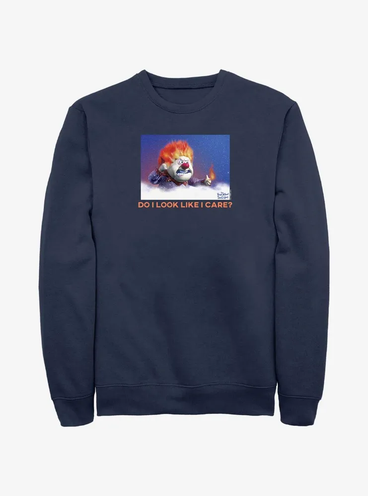 The Year Without a Santa Claus Heat Miser Do I Look Like Care Meme Sweatshirt