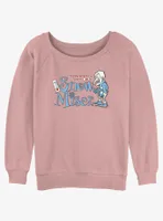 The Year Without a Santa Claus Snow Miser Badge Womens Slouchy Sweatshirt