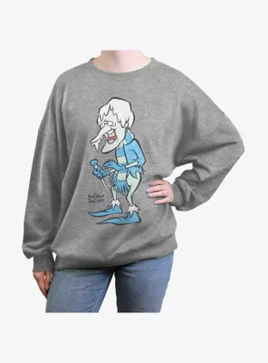 The Year Without a Santa Claus Snow Miser Womens Oversized Sweatshirt