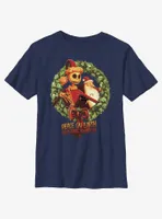 Disney Nightmare Before Christmas Peace On Earth Wreath Youth T-Shirt