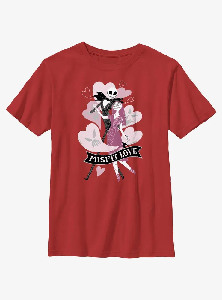 Disney Nightmare Before Christmas Misfit Love Youth T-Shirt