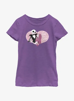 Disney Nightmare Before Christmas Love You To Death Youth Girls T-Shirt