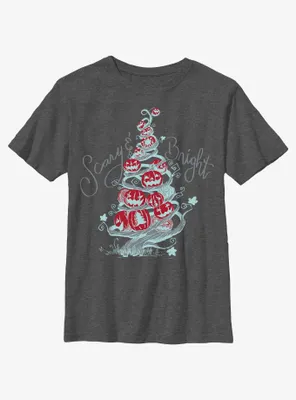 Disney Nightmare Before Christmas Scary & Bright Tree Youth T-Shirt