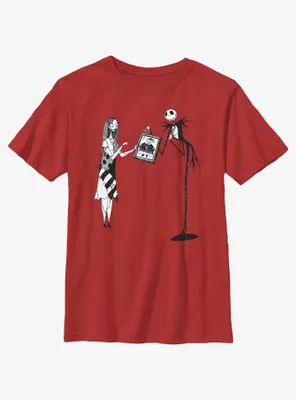 Disney Nightmare Before Christmas Sally & Jack Sandy Claws Youth T-Shirt
