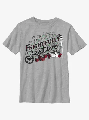 Disney Nightmare Before Christmas Frightfully Festive Youth T-Shirt