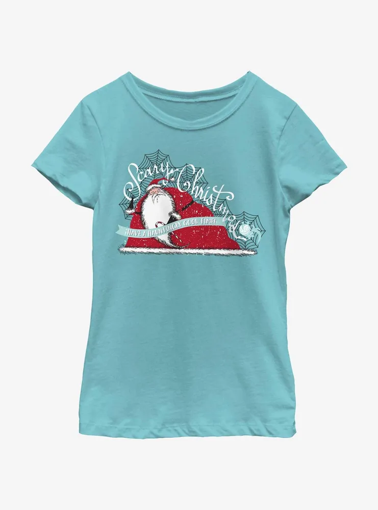 Disney Nightmare Before Christmas Scary Youth Girls T-Shirt