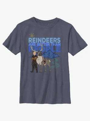 Disney Frozen Reindeers Are Better Than People Youth T-Shirt