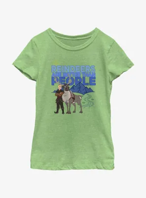 Disney Frozen Reindeers Are Better Than People Youth Girls T-Shirt