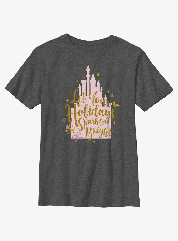 Boxlunch Disney Princesses Holidays Sparkle Bright Youth T-Shirt