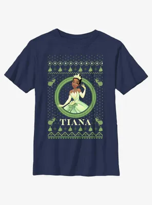 Disney The Princess & Frog Tiana Ugly Holiday Youth T-Shirt