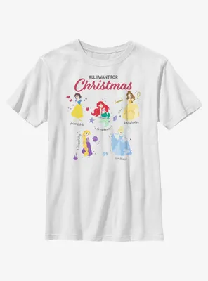 Disney Princesses Quality Wishlist Youth T-Shirt