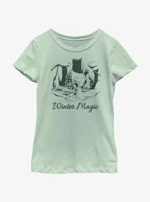Disney Princesses Snow White Winter Magic Youth Girls T-Shirt