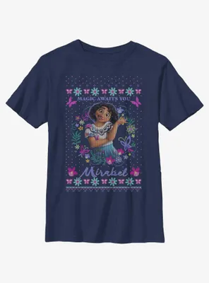 Disney Encanto Mirabel Ugly Holiday Youth T-Shirt