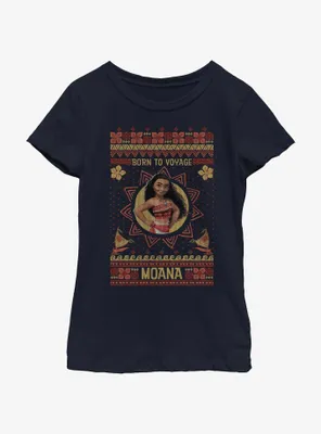Disney Moana Ugly Holiday Youth Girls T-Shirt