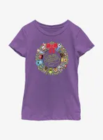 Disney Pixar Wreath Youth Girls T-Shirt