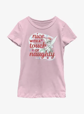 Disney Tinker Bell Nice With A Touch Of Naughty Youth Girls T-Shirt
