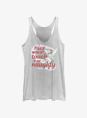 Disney Tinker Bell Nice With A Touch Of Naughty Womens Tank Top