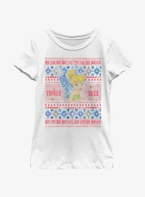 Disney Tinker bell Ugly Holiday Youth Girls T-Shirt
