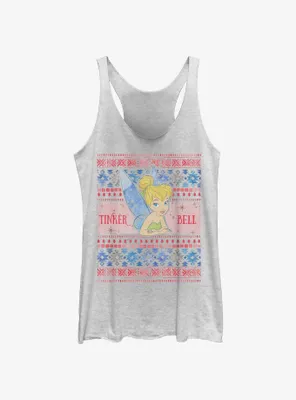 Disney Tinker bell Ugly Holiday Womens Tank Top