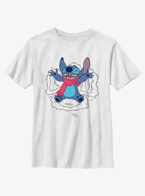 Disney Lilo & Stitch Snow Angel Youth T-Shirt
