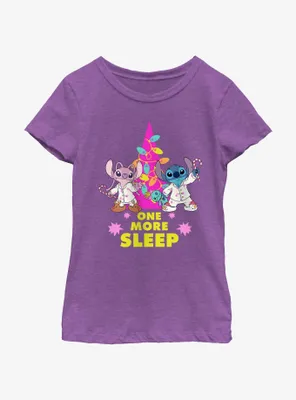 Disney Lilo & Stitch One More Sleep Youth Girls T-Shirt