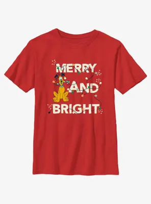 Disney Mickey Mouse Merry And Bright Youth T-Shirt