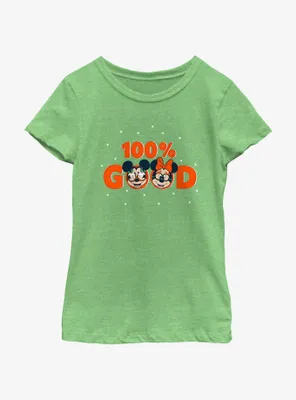 Disney Mickey Mouse 100% Good Youth Girls T-Shirt