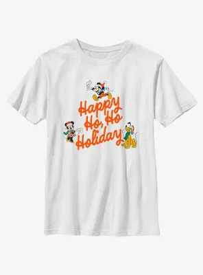 Disney Mickey Mouse Happy Ho Holiday Youth T-Shirt