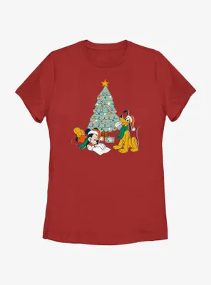 Disney Mickey Mouse Letter For Santa Womens T-Shirt