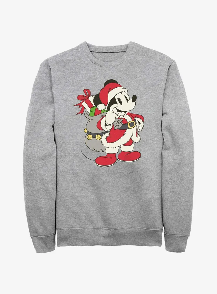 Disney Mickey Mouse Santa Sweatshirt