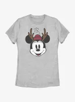 Disney Minnie Mouse Antlers Womens T-Shirt