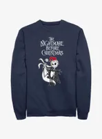 Disney Nightmare Before Christmas Jack & Zero Friendship Sweatshirt