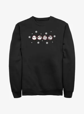 Disney Nightmare Before Christmas Jack Emotes Sweatshirt