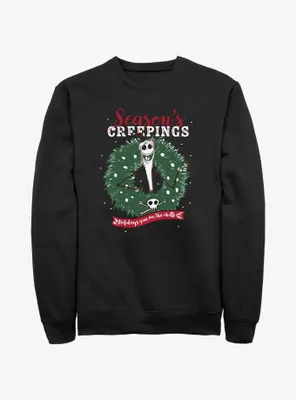 Disney Nightmare Before Christmas Jack Season's Creepings Sweatshirt