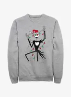 Disney Nightmare Before Christmas Lights Sweatshirt