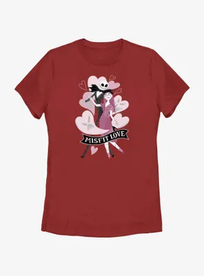 Disney Nightmare Before Christmas Misfit Love Womens T-Shirt