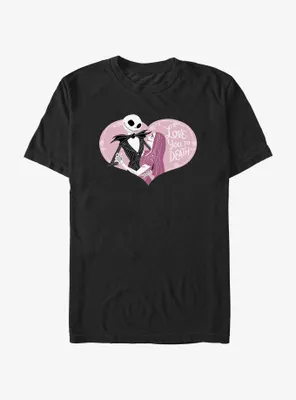 Disney Nightmare Before Christmas Love You To Death T-Shirt