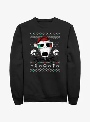 Disney Nightmare Before Christmas Ugly Holiday Jack Vision Sweatshirt
